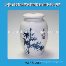 Popular ceramic storage tank with bamboo design